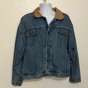 Vintage Woodlake men’s XL denim trucker jacket traditional western wear